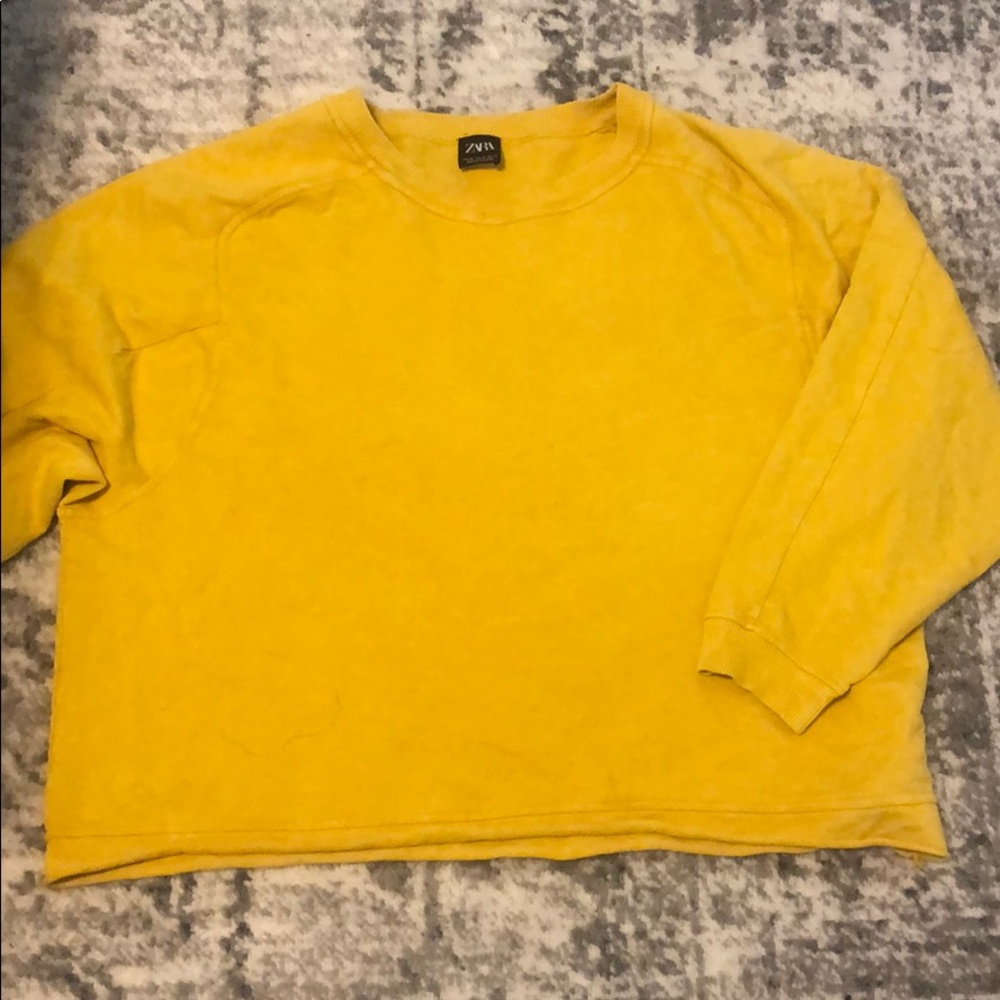 Zara oversized crop sweater